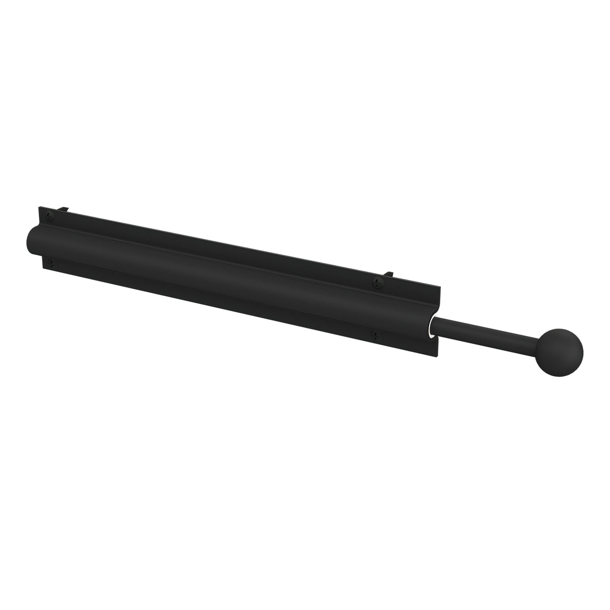 12" Matte Black Pullout Standard Valet Rod