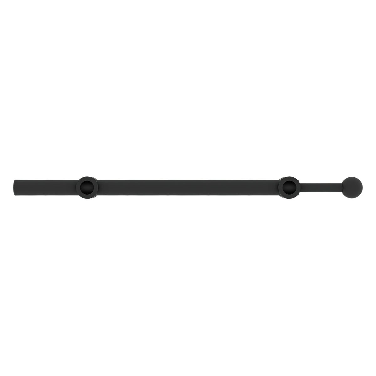 14" Matte Black Sliding Valet Rod