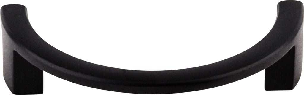 Top Knobs Half Circle Series 3-1/2"(89mm) CC Pull, Flat Black