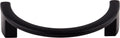 Top Knobs Half Circle Series 3-1/2"(89mm) CC Pull, Flat Black