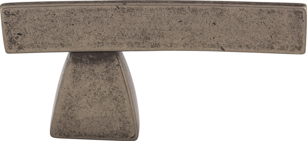 Top Knobs Arched Series 2-1/2"L Knob/Pull, Pewter Antique