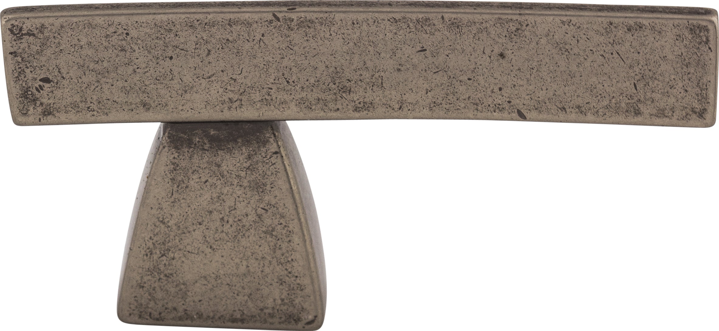 Top Knobs Arched Series 2-1/2"L Knob/Pull, Pewter Antique
