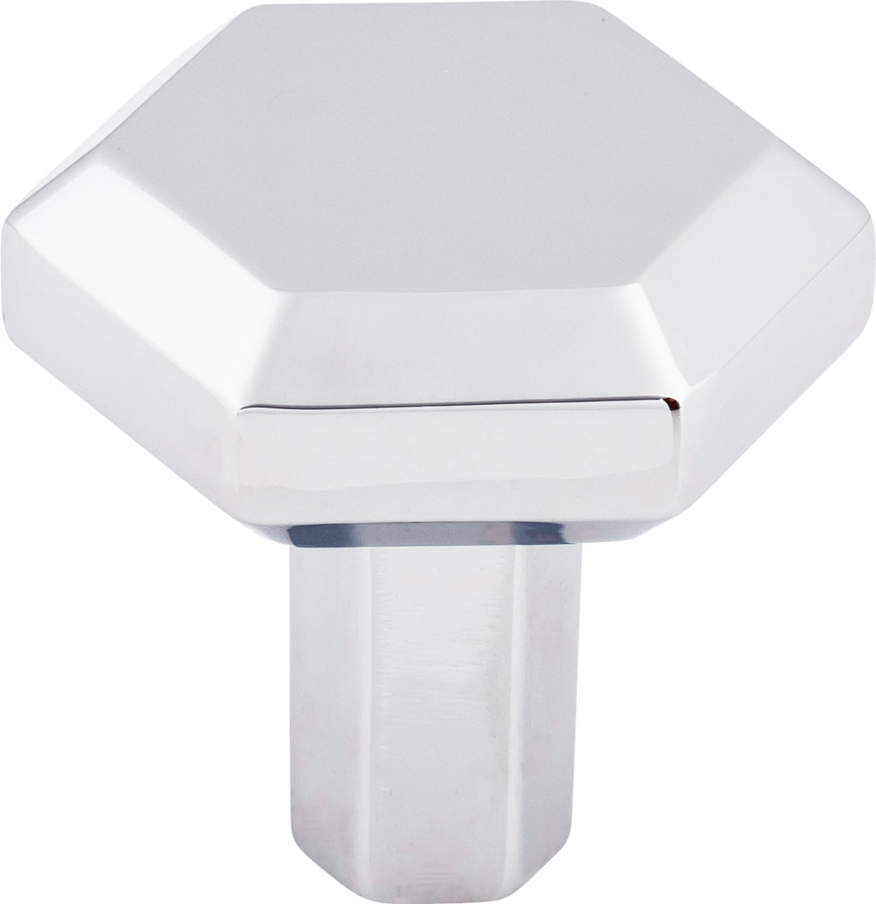 Top Knobs Lydia Series 1-1/8"L Knob, Polished Chrome