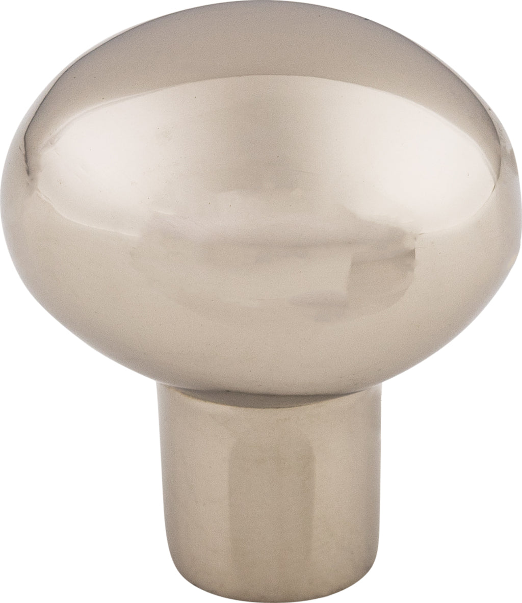 Top Knobs Aspen II Egg Series 1-3/16"L Egg Knob, Polished Nickel