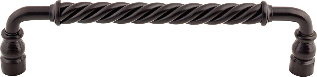 Top Knobs Twisted Series 8"(203mm) CC Bar Pull, Patina Black