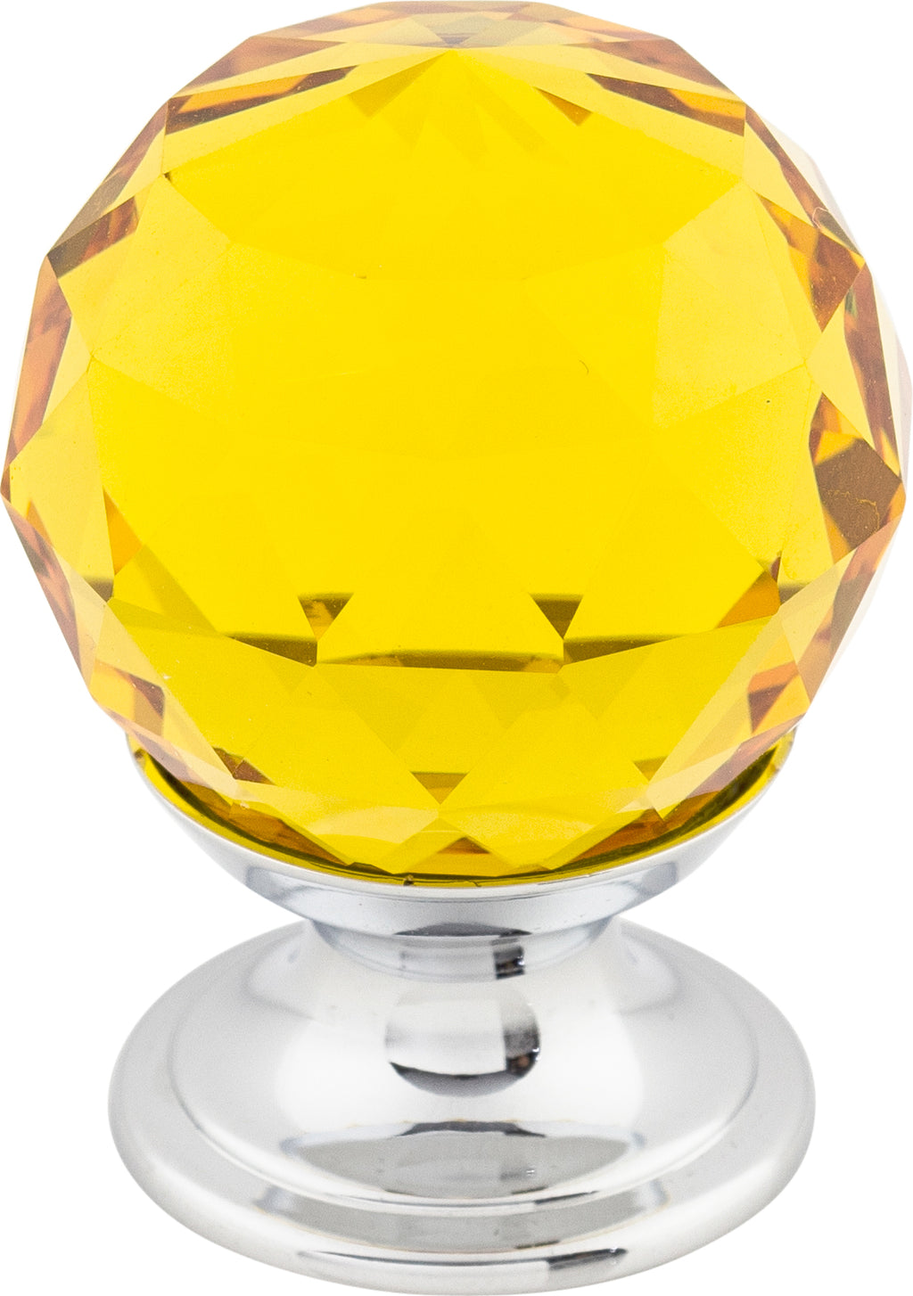 Top Knobs Amber Crystal Series 1-1/8"L Knob, 
