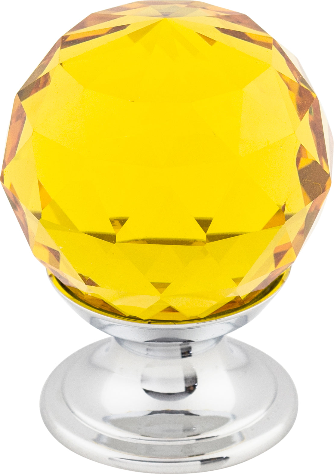 Top Knobs Amber Crystal Series 1-1/8"L Knob, 