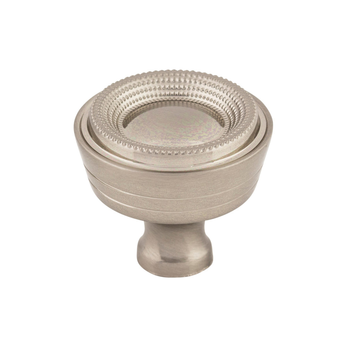 Beaded 1 5/16" Diameter Round Knob