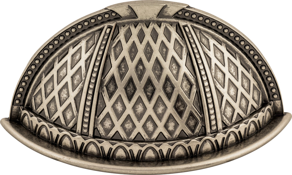 Top Knobs Trevi Series 2-1/2"(64mm) CC Cup Pull, Pewter Antique