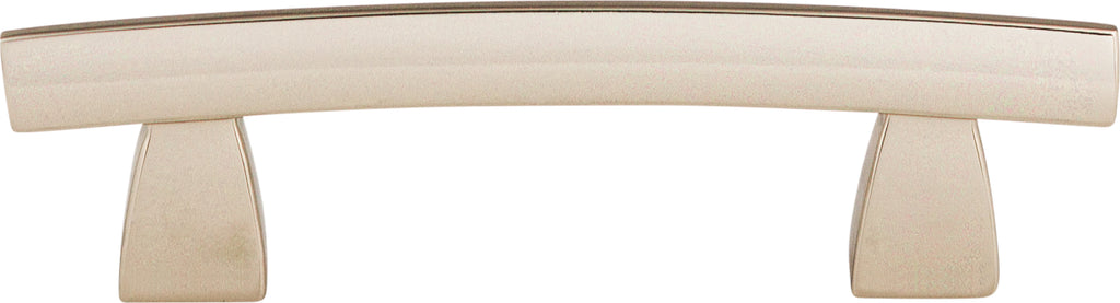Top Knobs Arched Series 3"(76mm) CC Pull, Polished Nickel