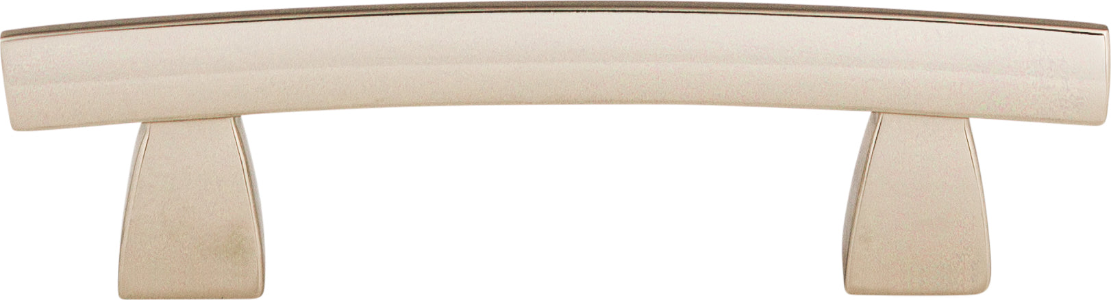 Top Knobs Arched Series 3"(76mm) CC Pull, Polished Nickel