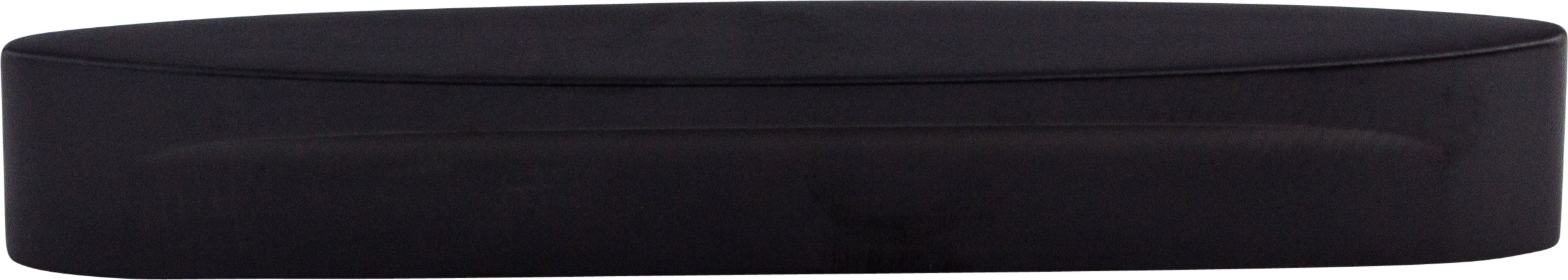 Top Knobs Oval Slot Series 7"L Pull, Flat Black