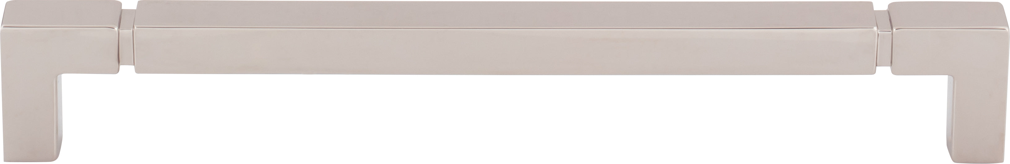 Top Knobs Langston Series 7-9/16"(192mm) CC Pull, Polished Nickel