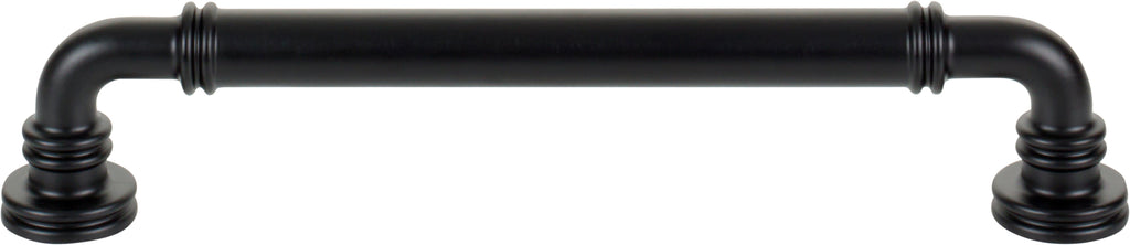 Top Knobs Cranford Series 6-5/16"(160mm) CC Pull, Flat Black