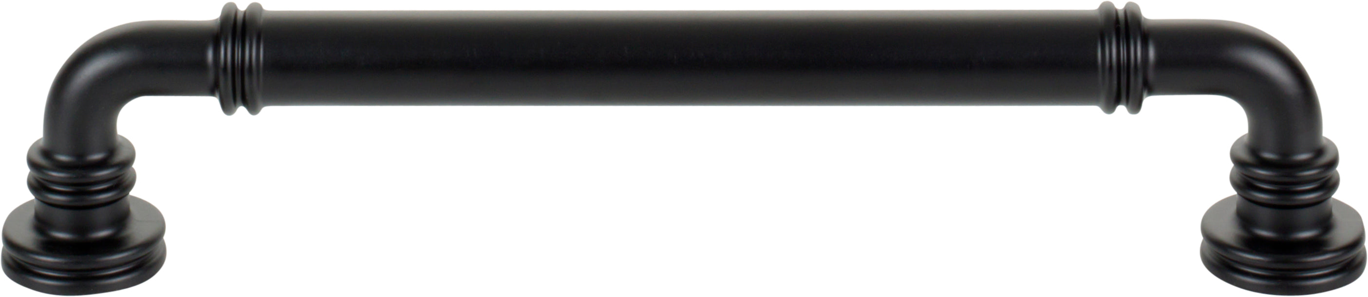 Top Knobs Cranford Series 6-5/16"(160mm) CC Pull, Flat Black