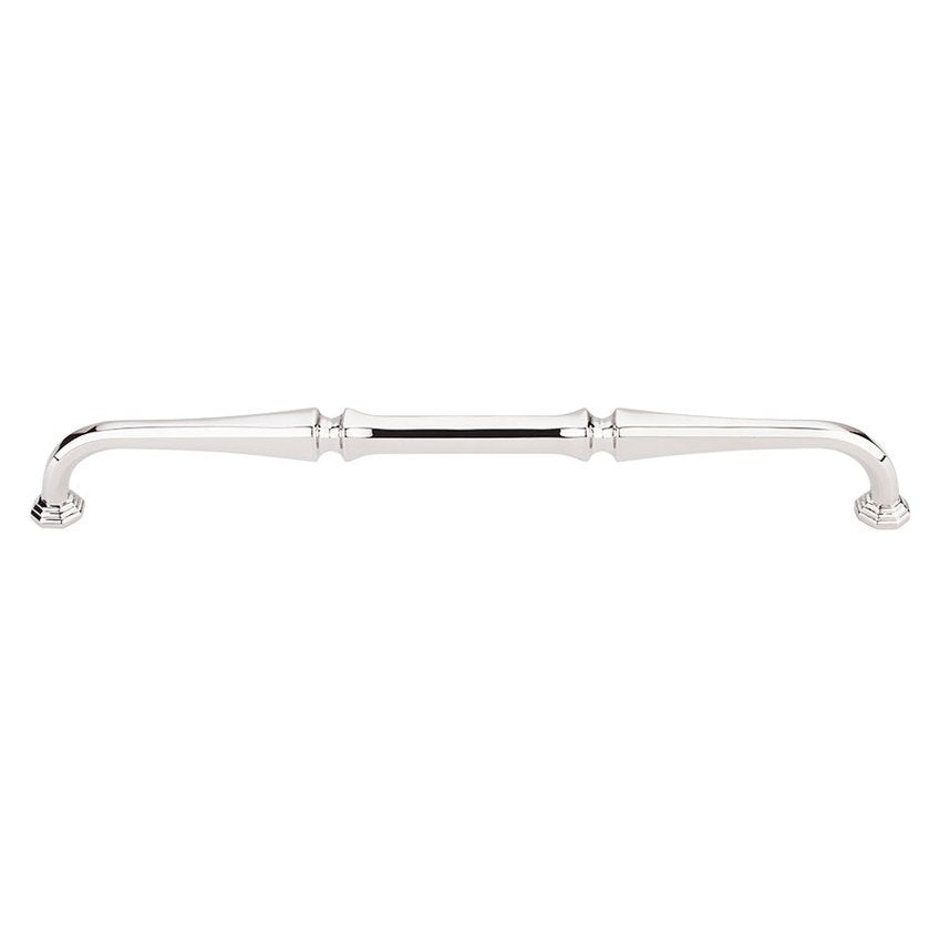 Top Knobs Chalet Series 9"(229mm) CC Pull, Polished Nickel