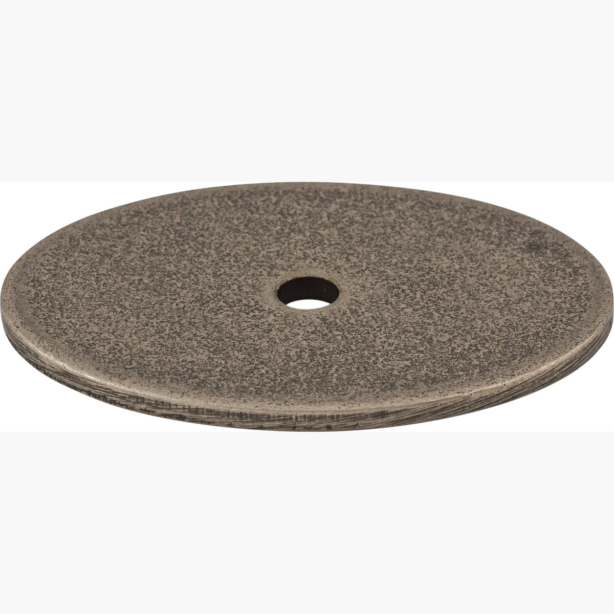 Top Knobs Oval Series 1-3/4"L Backplate, Pewter Antique