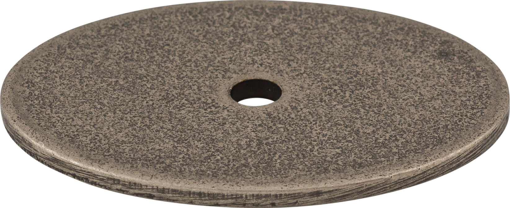 Top Knobs Oval Series 1-3/4"L Backplate, Pewter Antique