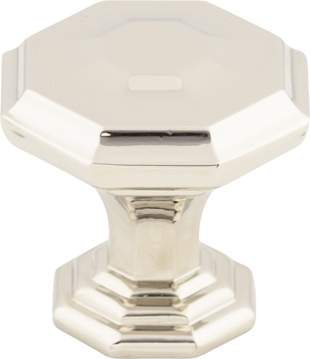 Top Knobs Chalet Series 1-1/8"L Knob, Polished Nickel