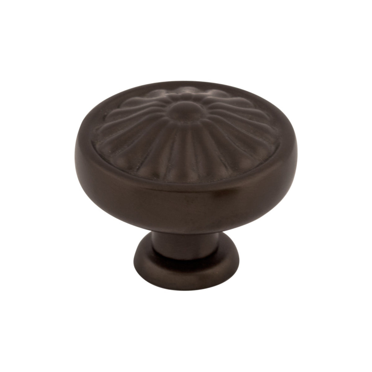 Flower 1 1/4" Diameter Round Knob