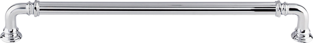 Top Knobs Reeded Series 9"(229mm) CC Pull, Polished Chrome