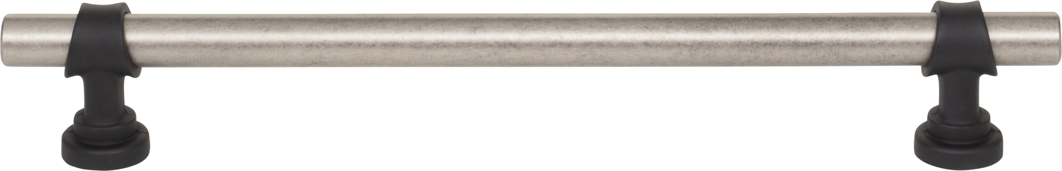 Top Knobs Bit Series 7-9/16"(192mm) CC Pull, Pewter Antique and Flat Black