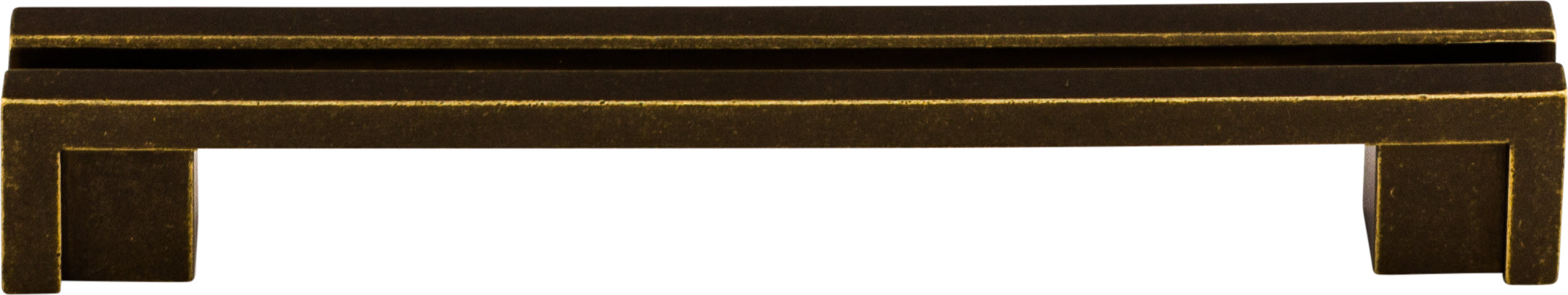 Top Knobs Flat Rail Series 5"(127mm) CC Pull, German Bronze