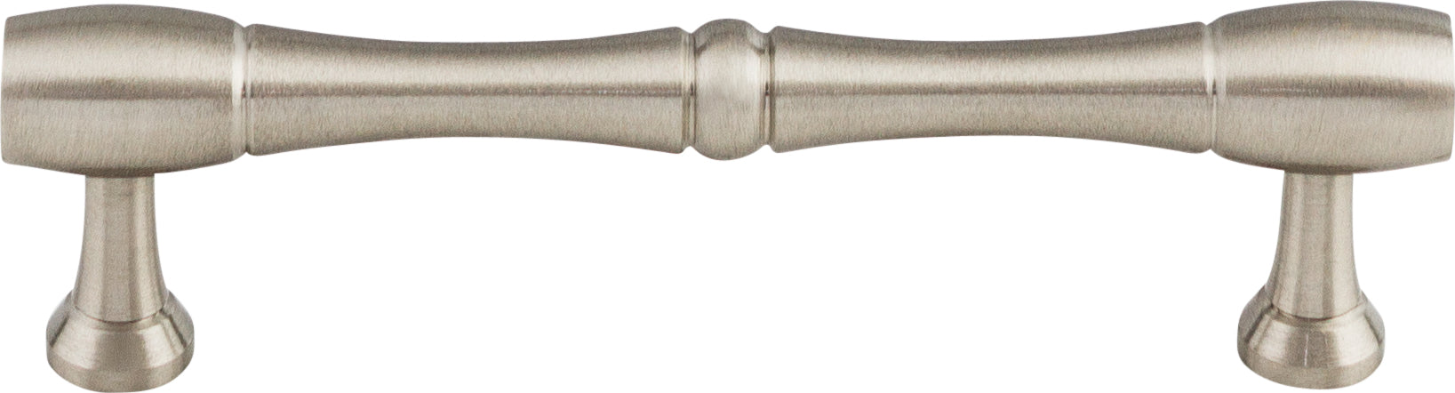 Top Knobs Nouveau Bamboo Series 3-3/4"(95mm) CC Pull, Brushed Satin Nickel