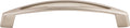 Top Knobs Verona Series 5-1/16"(128mm) CC Pull, Brushed Satin Nickel