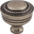 Top Knobs Contessa Series 1-1/4"L Knob, Pewter Antique
