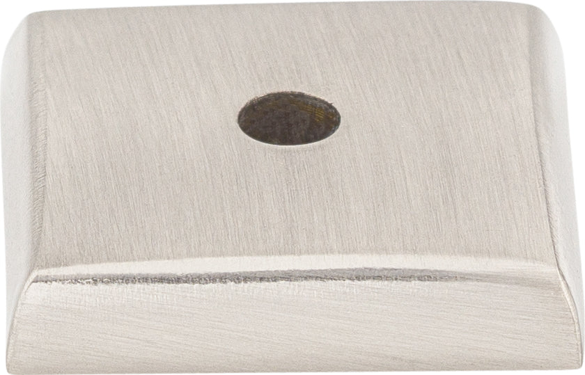 Top Knobs Aspen II Backplate Series 7/8"L Square, Brushed Satin Nickel