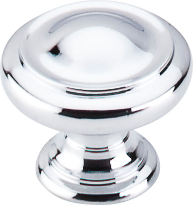 Top Knobs Dome Series 1-1/8"L Knob, Polished Chrome