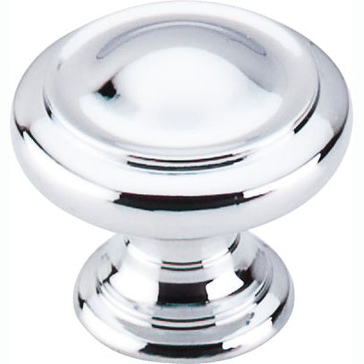 Top Knobs Dome Series 1-1/8"L Knob, Polished Chrome