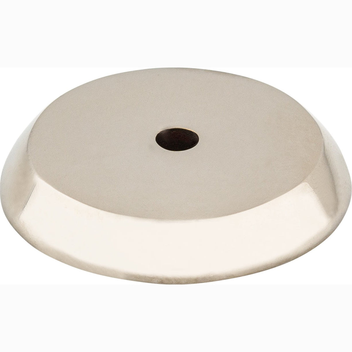 Top Knobs Aspen II Backplate Series 1-1/4"L Round, Polished Nickel