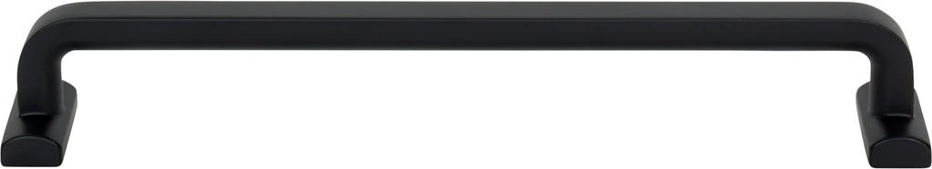 Top Knobs Harrison Series 7-9/16"(192mm) CC Pull, Flat Black