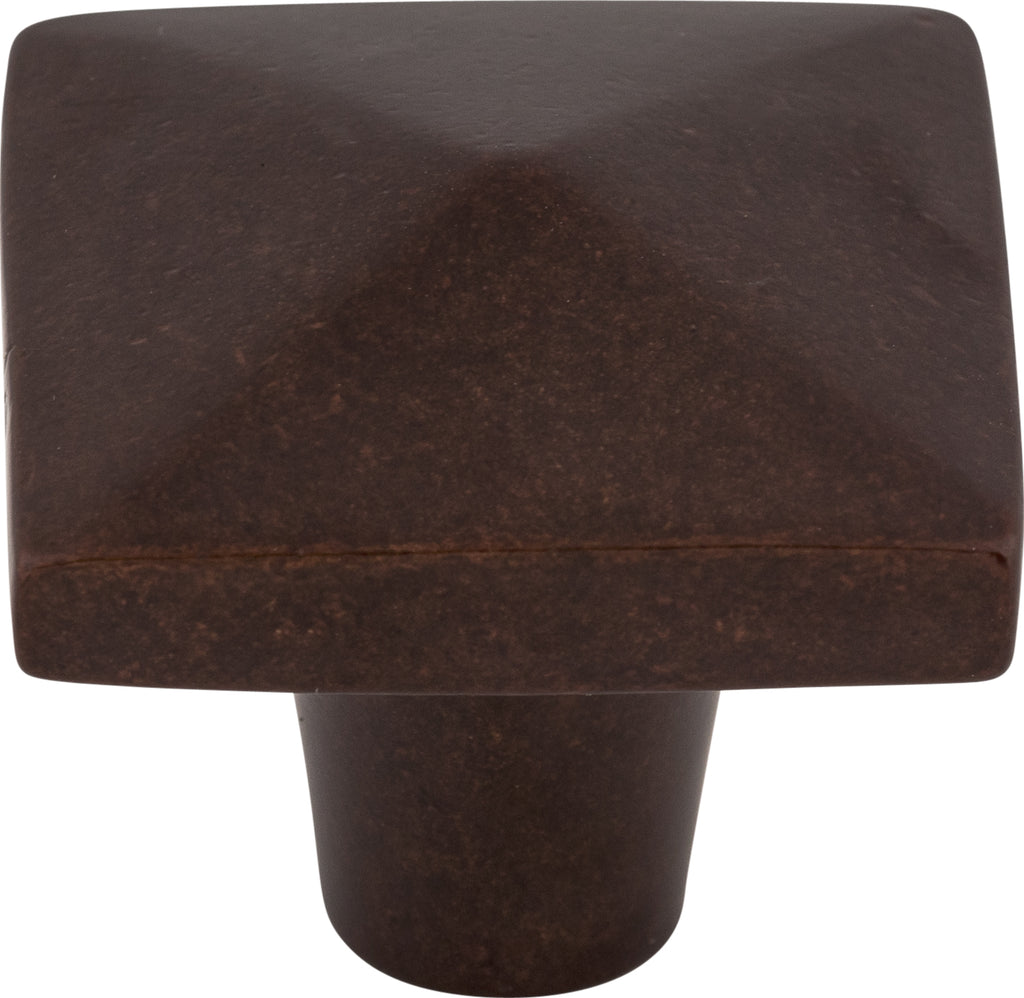 Top Knobs Aspen Square Series 1-1/2"L Knob, Mahogany Bronze