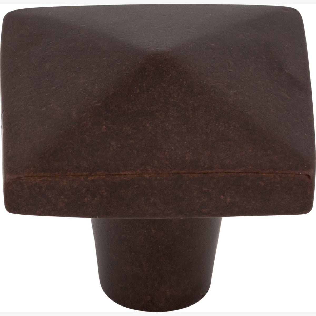 Top Knobs Aspen Square Series 1-1/2"L Knob, Mahogany Bronze