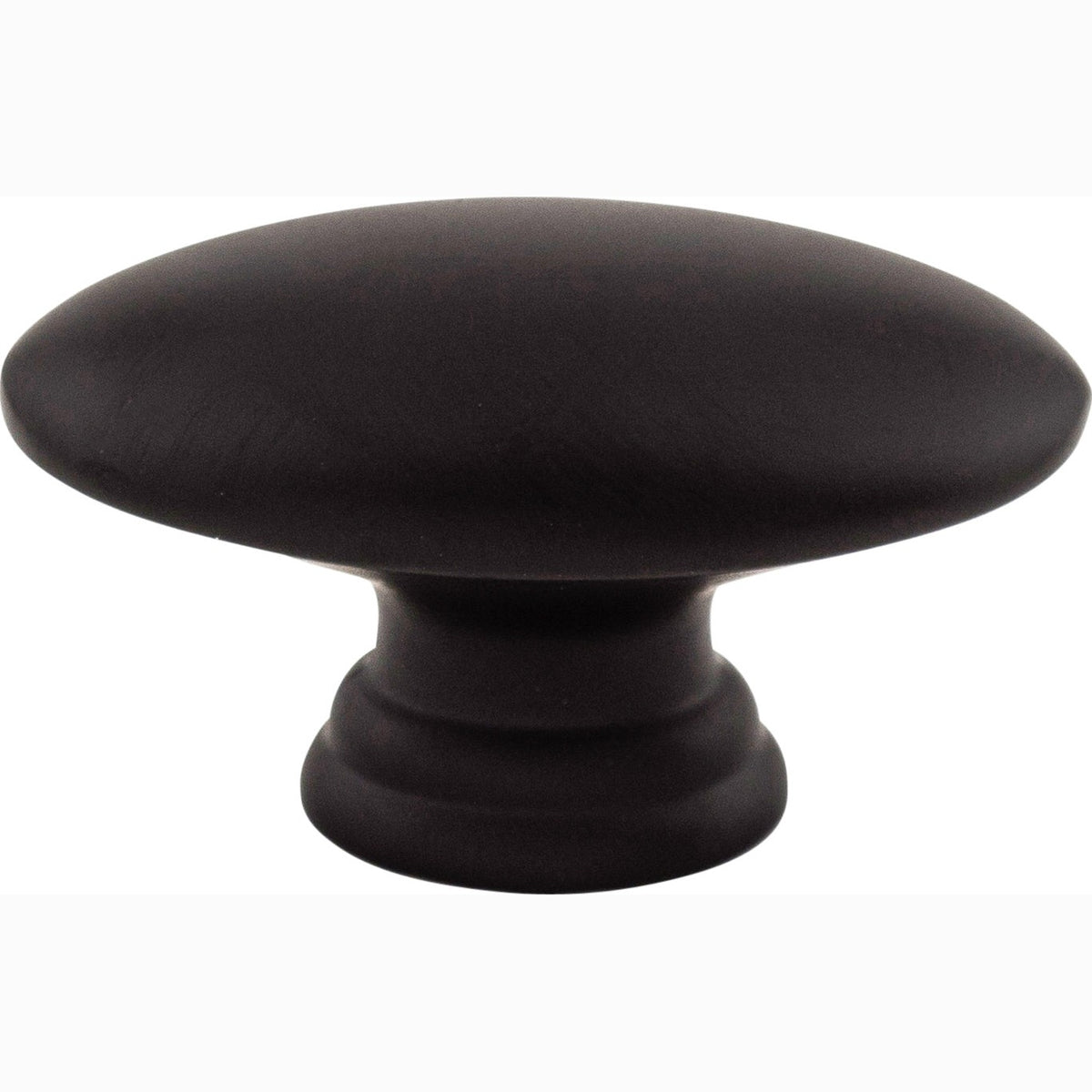 Top Knobs Oval Series 3/4"L Knob, Flat Black