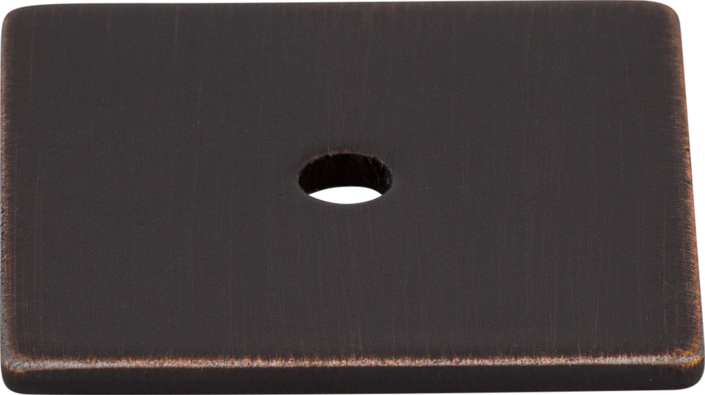 Top Knobs Square Series 1-1/4"L Backplate, Tuscan Bronze