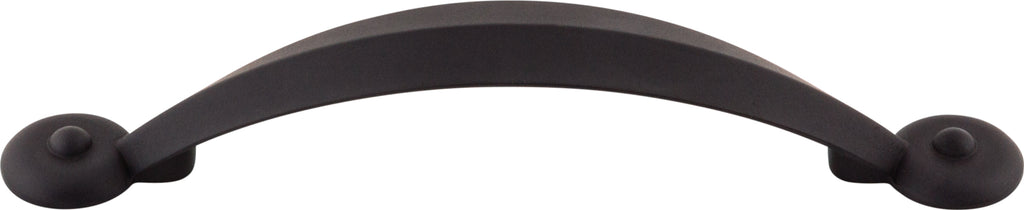 Top Knobs Angle Series 3-3/4"(95mm) CC Pull, Flat Black