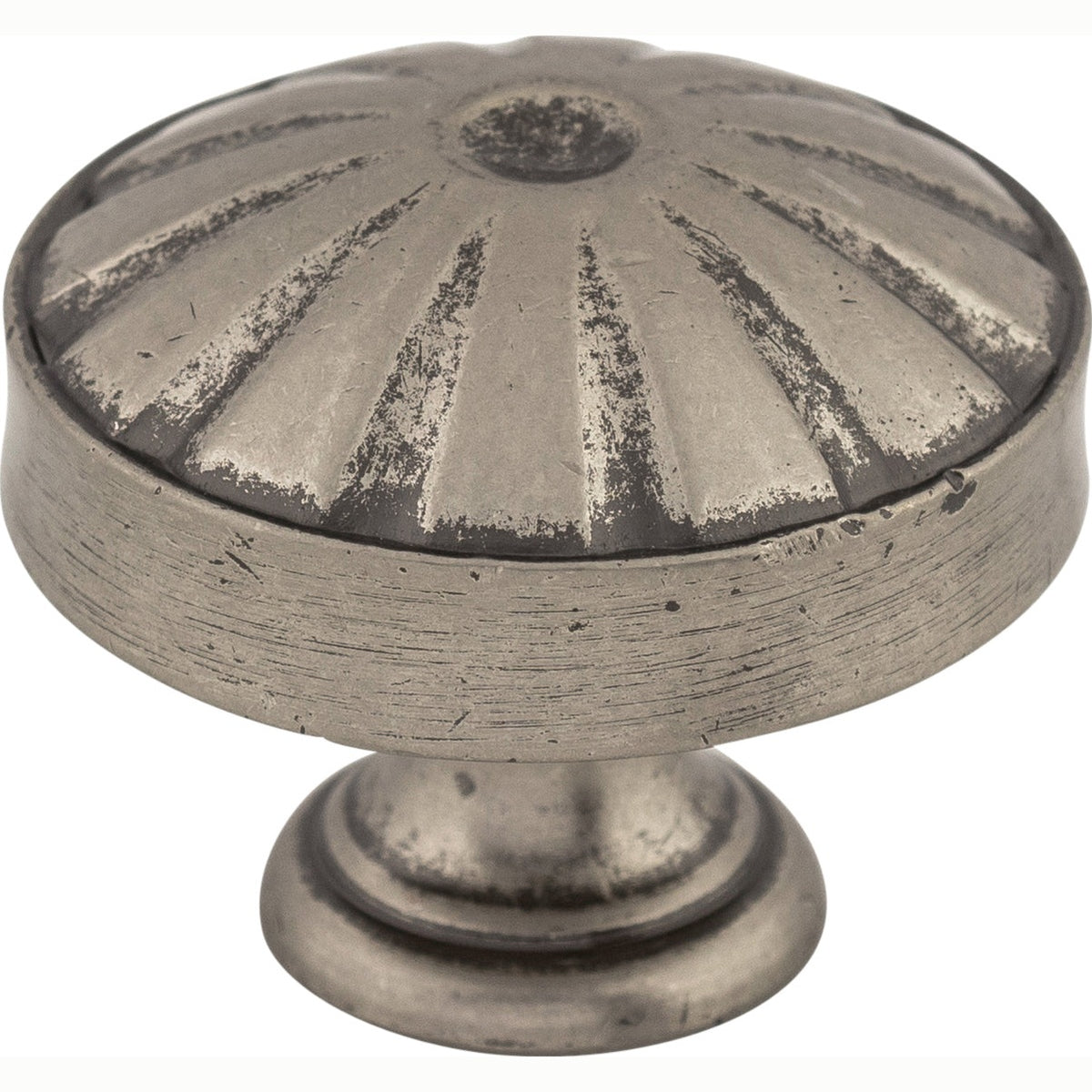 Top Knobs Hudson Series 1-1/4"L Knob, Pewter Antique