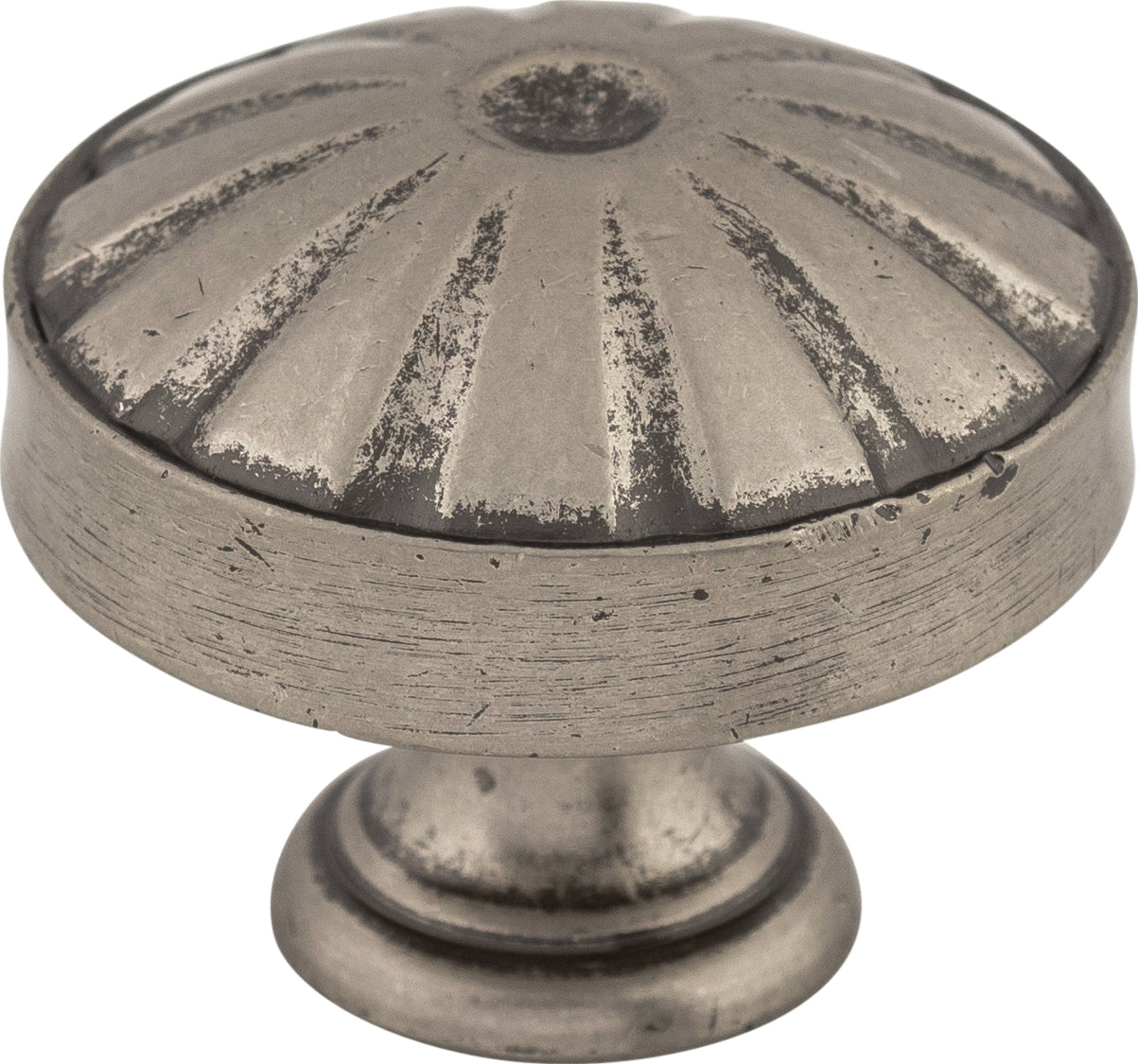 Top Knobs Hudson Series 1-1/4"L Knob, Pewter Antique