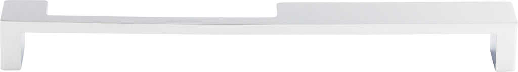 Top Knobs Modern Metro Series 9"(229mm) CC Notch Pull, Polished Chrome