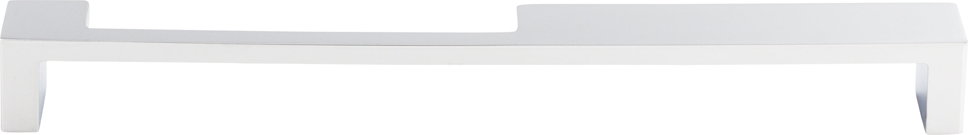 Top Knobs Modern Metro Series 9"(229mm) CC Notch Pull, Polished Chrome