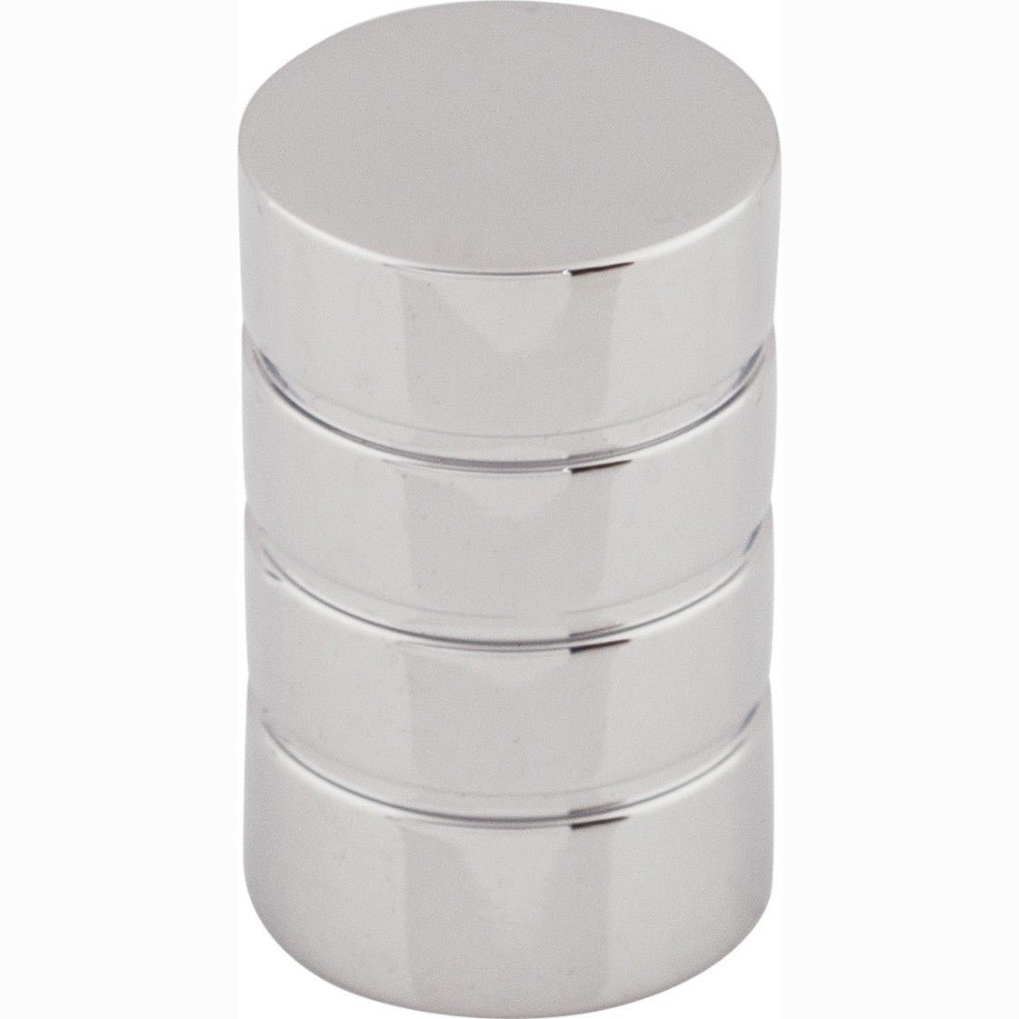 Top Knobs Stacked Series 5/8"L Knob, Polished Chrome