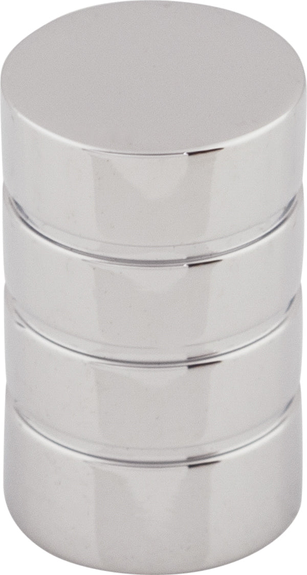 Top Knobs Stacked Series 5/8"L Knob, Polished Chrome