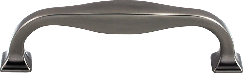 Top Knobs Contour Series 3-3/4"(95mm) CC Pull, Ash Gray