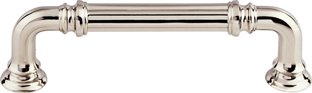 Top Knobs Reeded Series 3-3/4"(95mm) CC Pull, Polished Nickel