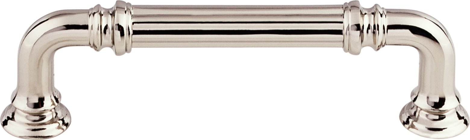 Top Knobs Reeded Series 3-3/4"(95mm) CC Pull, Polished Nickel