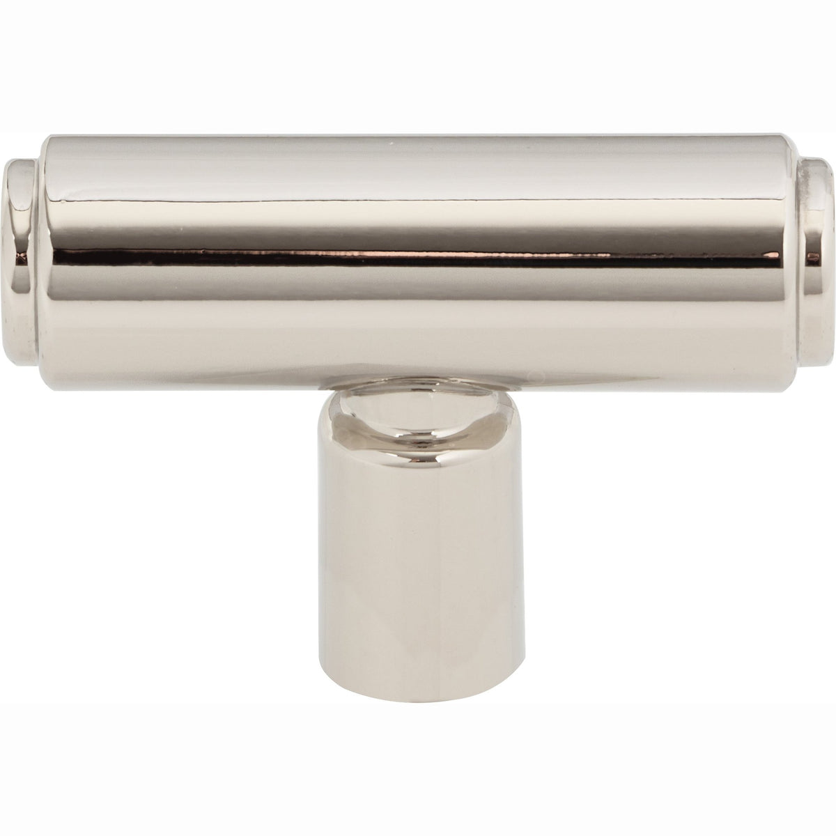 Top Knobs Clarence Series 2"L T-Knob, Polished Nickel